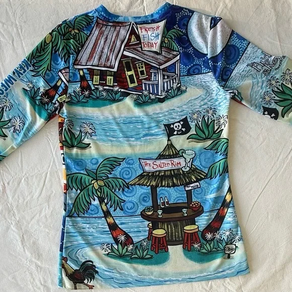 Key West SPF Shirt SZ S NWOT - Picture 2 of 16